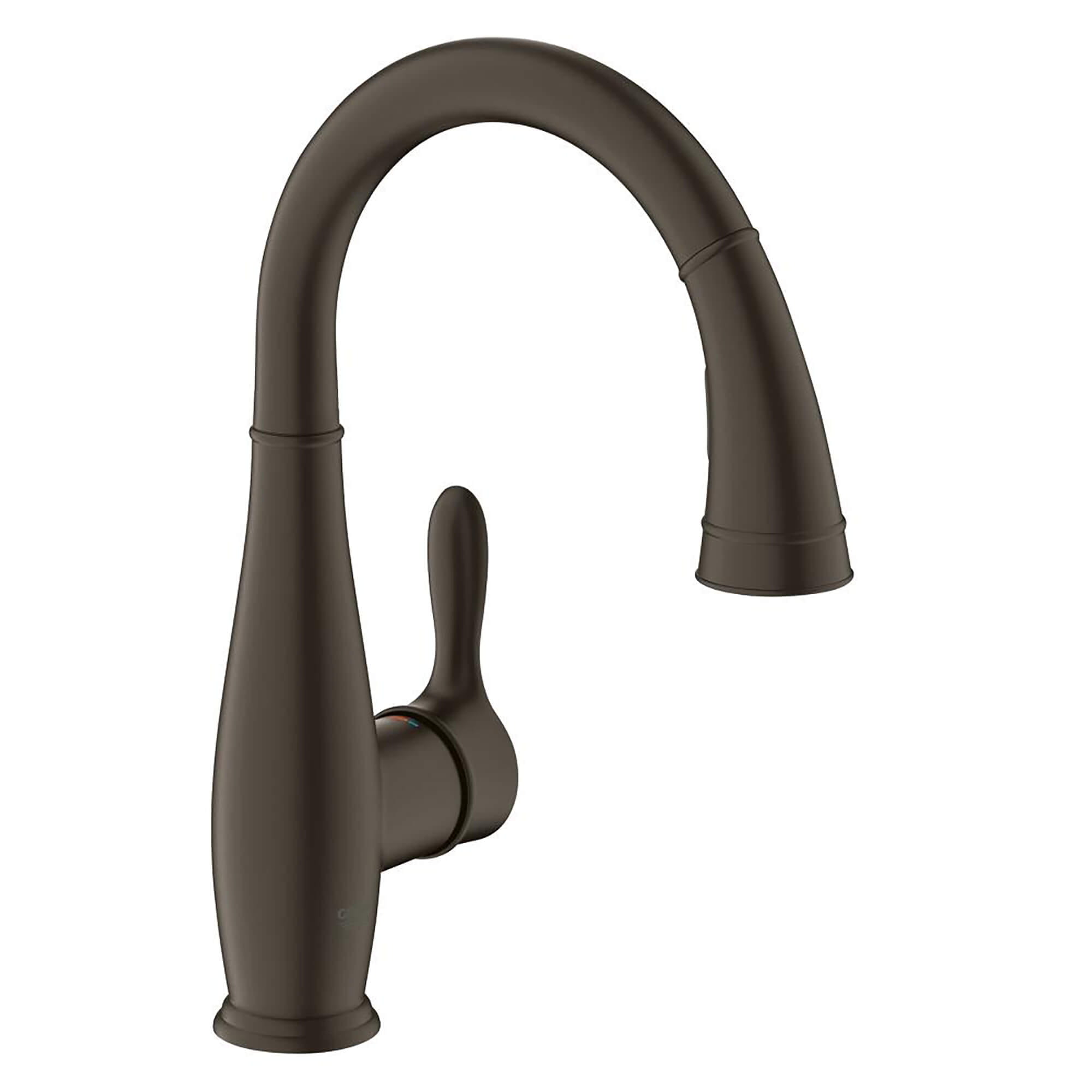 Single Handle Pull Down Dual Spray Prep Faucet 175 GPM GROHE OIL RUBBED BRONZE
